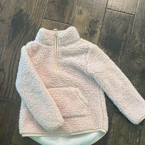 Pink Fleece Toddler Girl Pullover